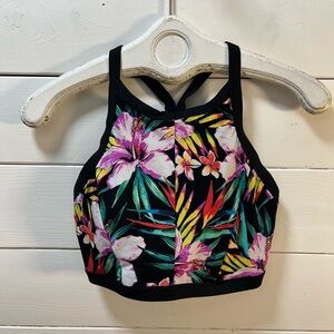 HURLEY • Floral Bikini Top • Size XL